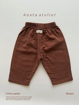 ［Aosta］Chino pants