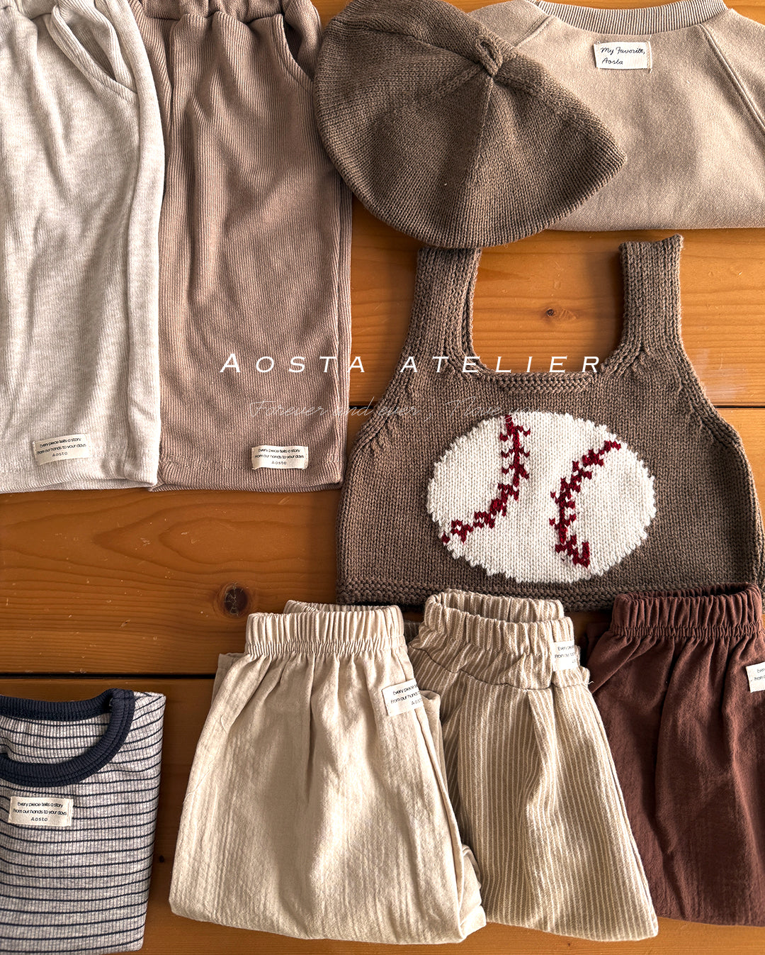 ［Aosta］Knit O vest
