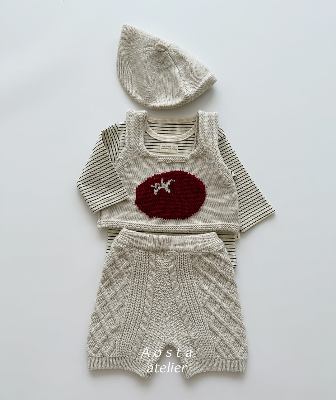 ［Aosta］Knit pants
