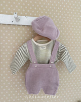 ［Aosta］Knit overalls