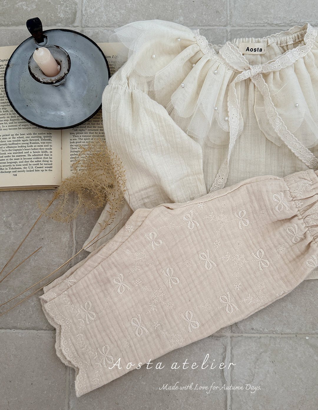 ［Aosta］Lace cape