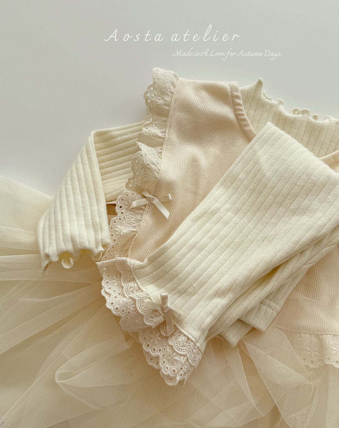 ［Aosta］Camellia leggings