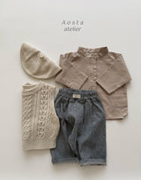［Aosta］Knit vest