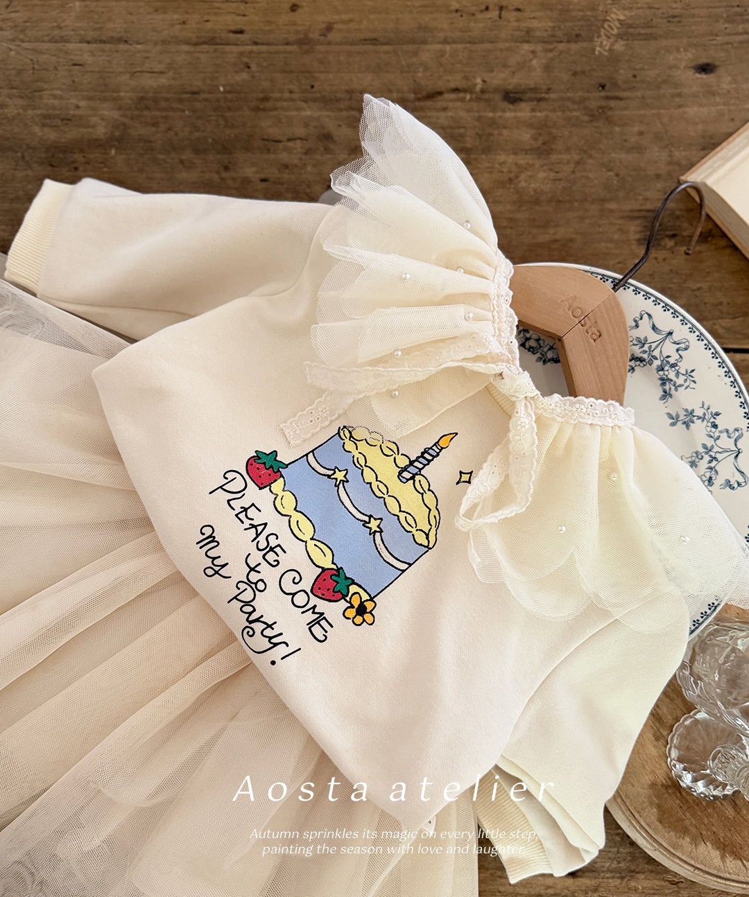 ［Aosta］Lace cape
