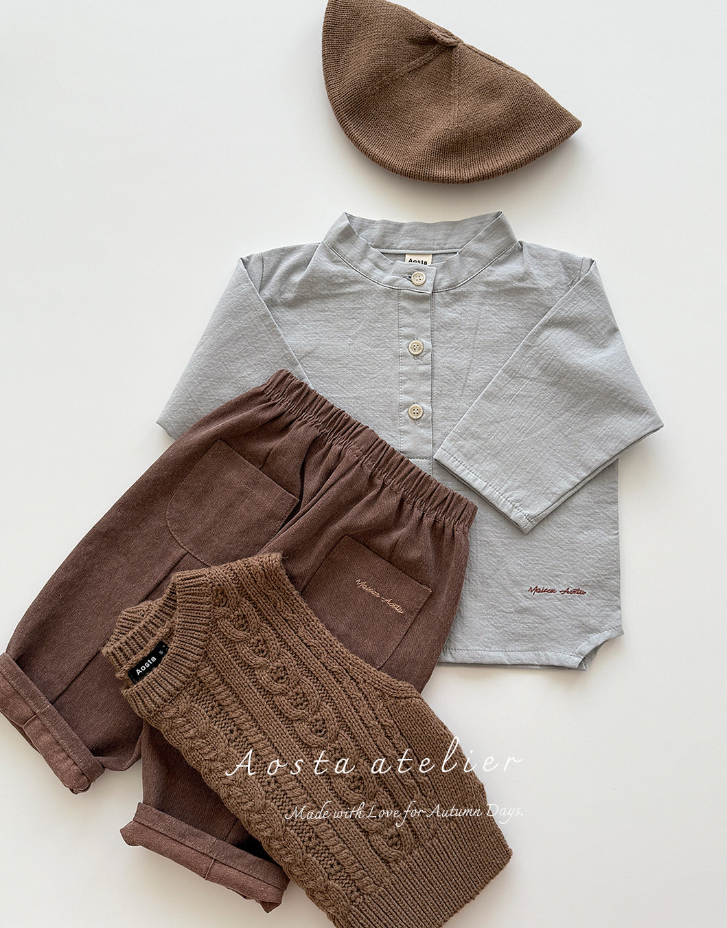 ［Aosta］Knit vest