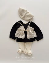 ［Aosta］Lace ribbon bustier