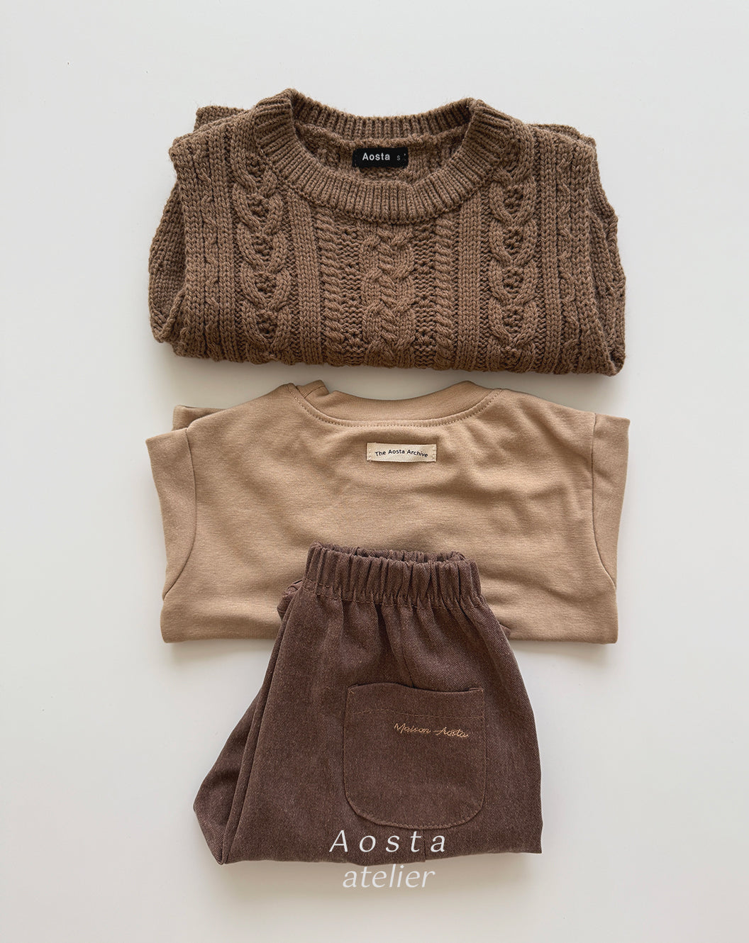 ［Aosta］Knit vest