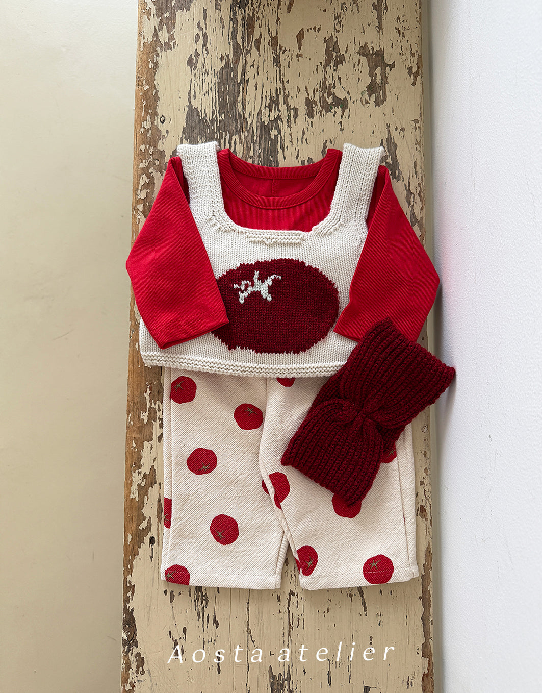 ［Aosta］Knit O vest