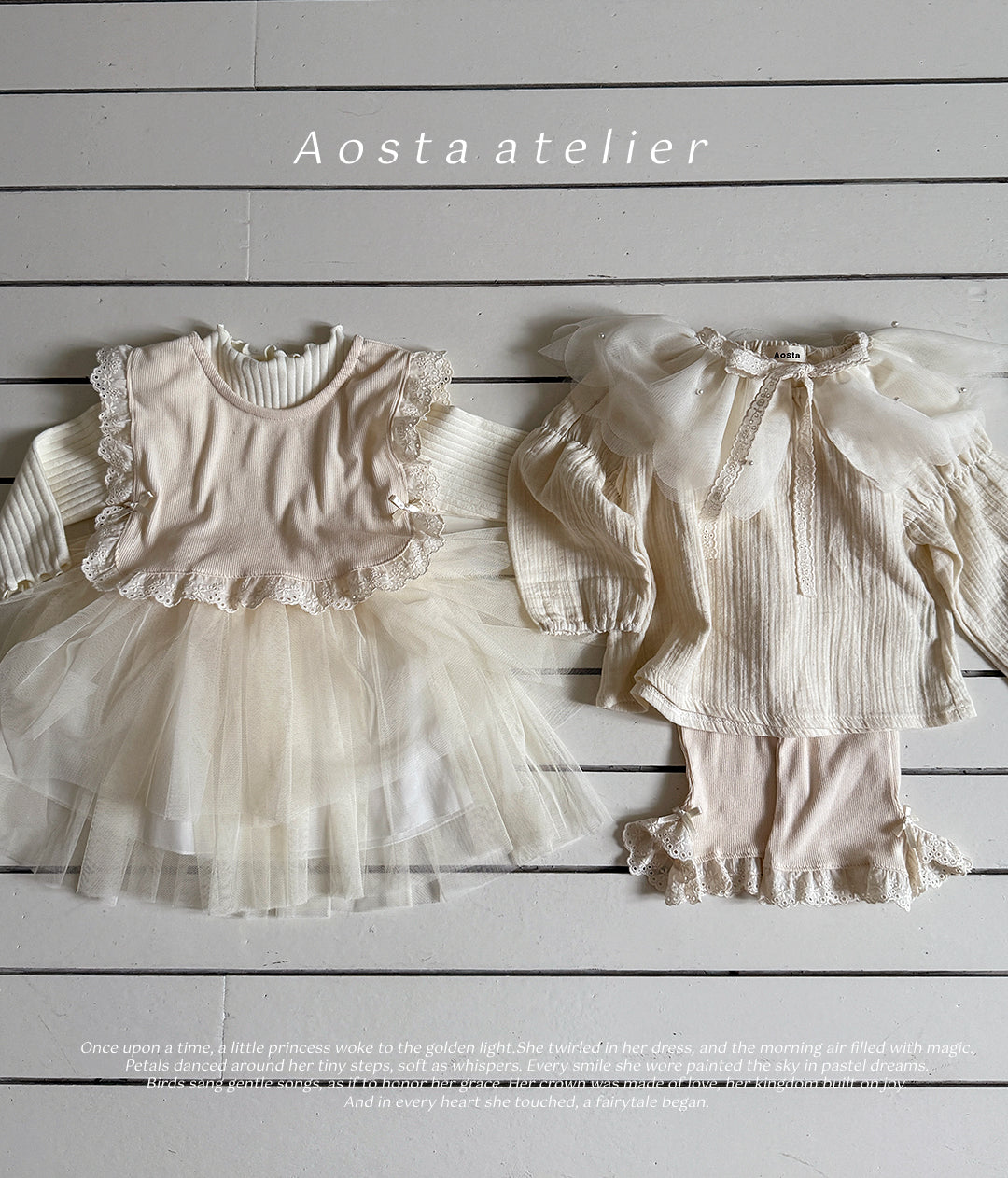 ［Aosta］Lace cape