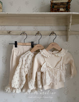 ［Aosta］Lace ribbon bustier