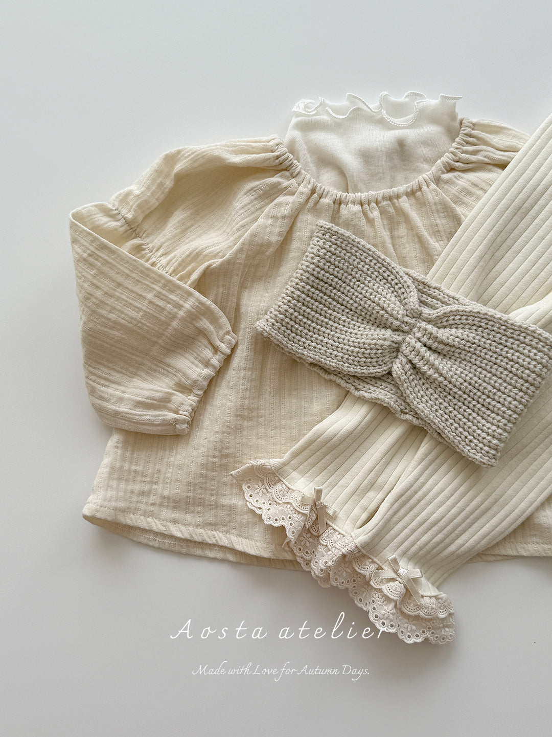 ［Aosta］Camellia leggings