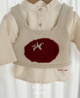 ［Aosta］Knit O vest