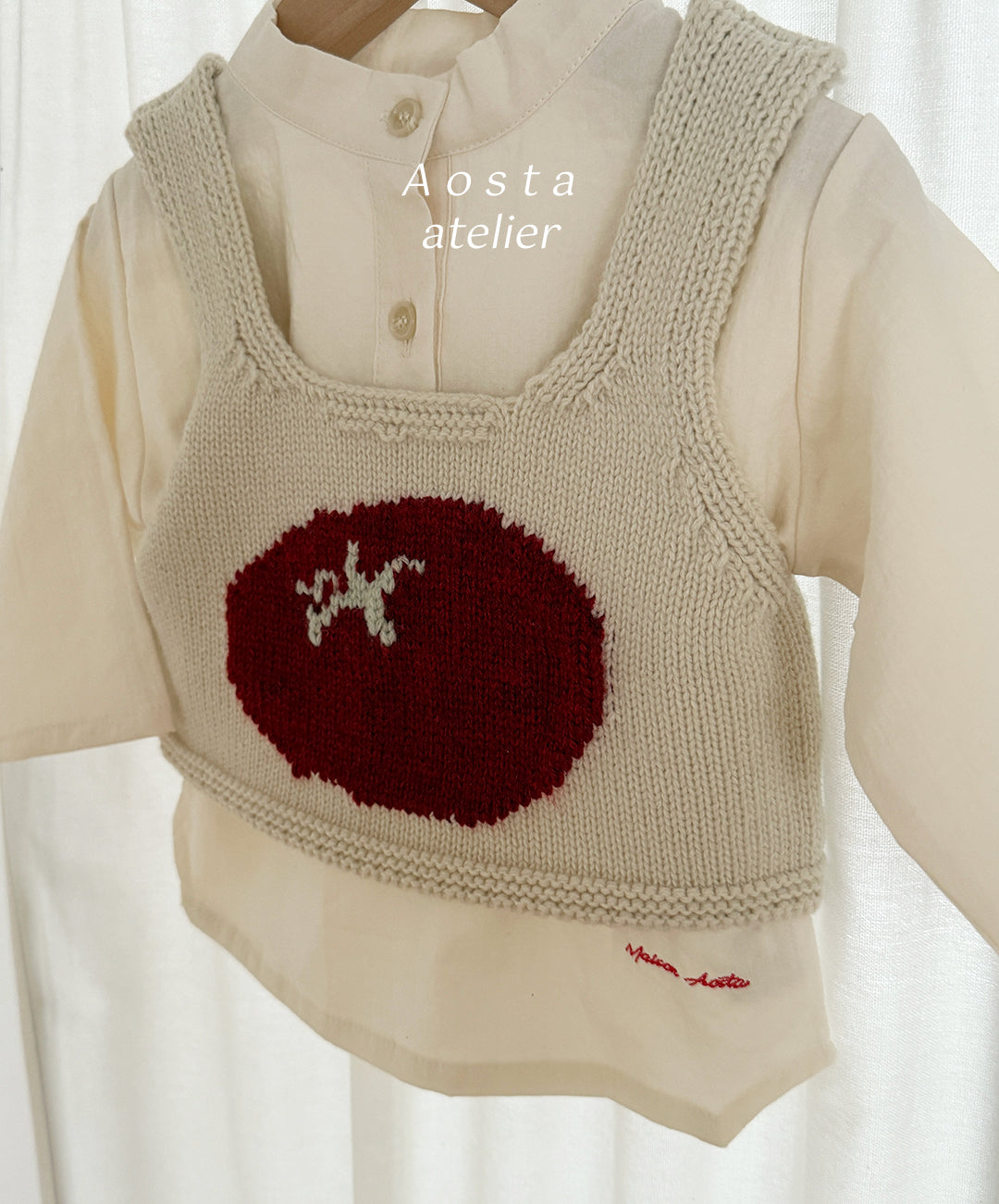 ［Aosta］Knit O vest