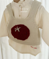 ［Aosta］Knit O vest