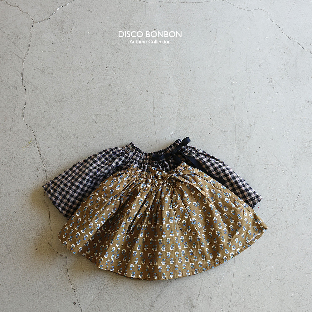 ［DISCO BONBON］Ribbon tie skirt