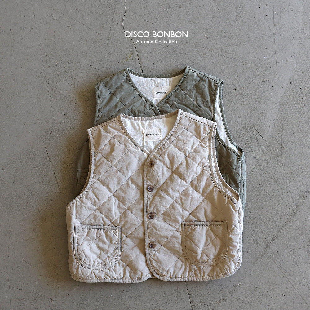 ［DISCO BONBON］Warm nubi vest