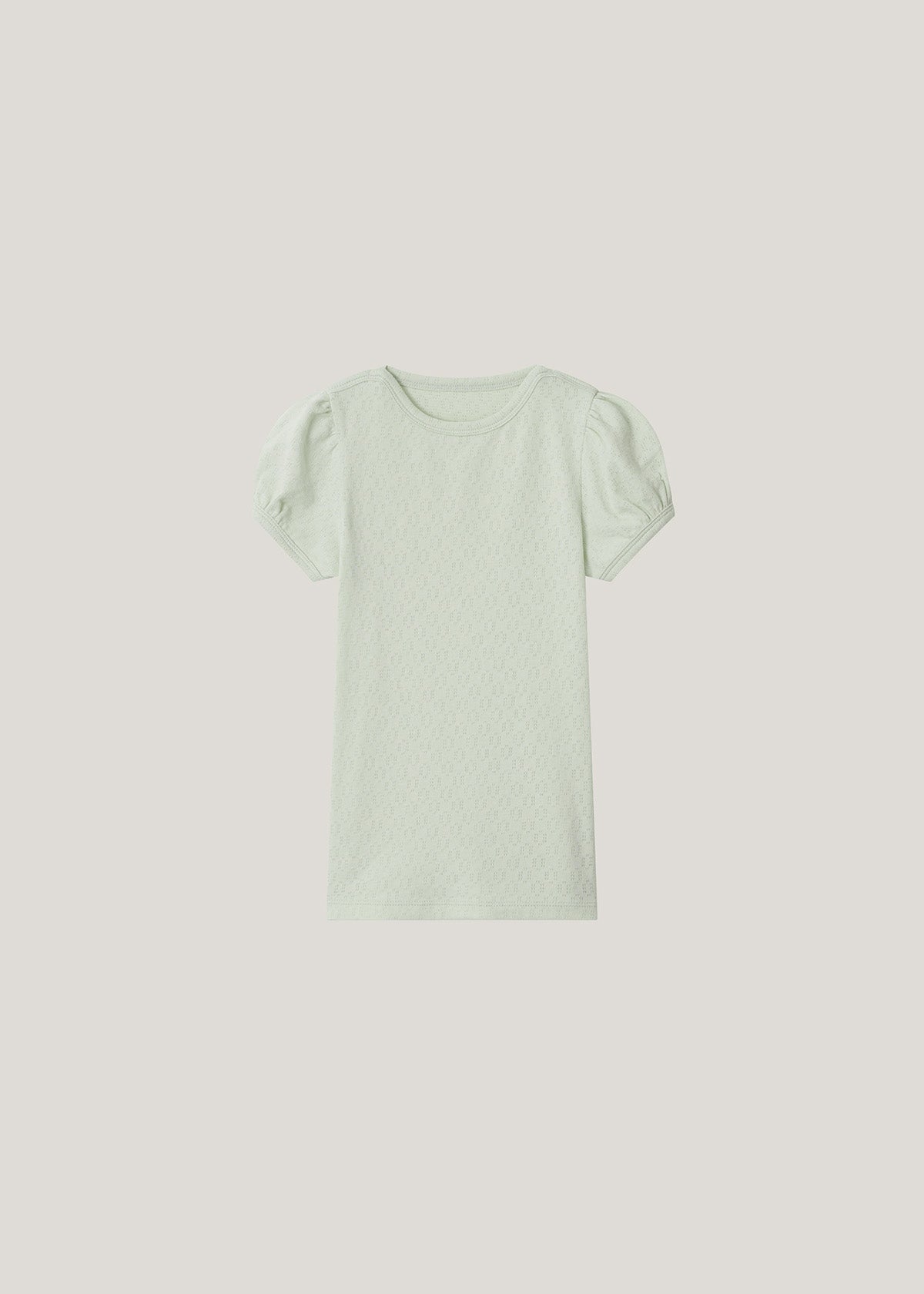 ［inné］Lilie eyelet tee (soft mint)