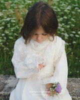 ［anggo］Eyelet lace scarf