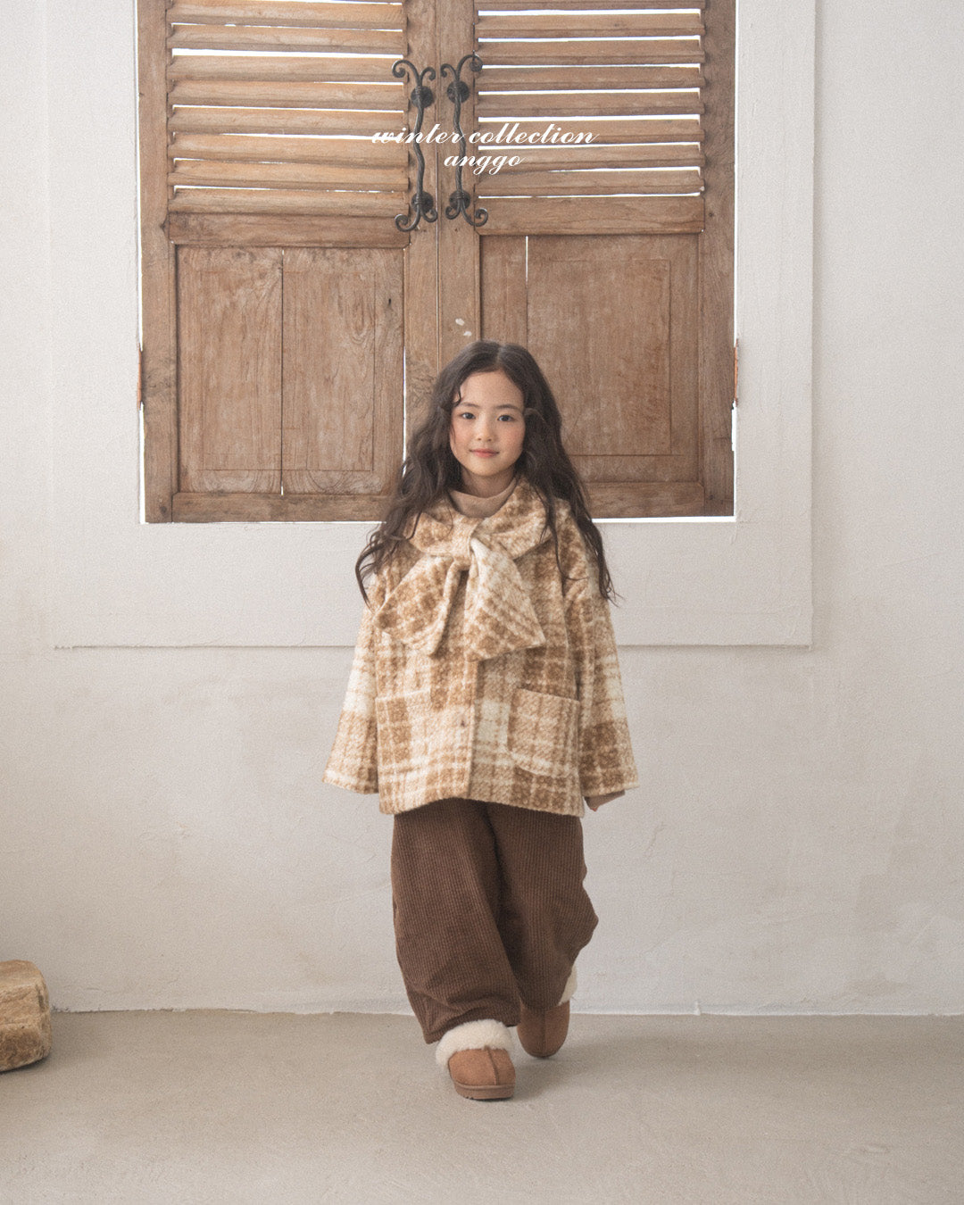 ［anggo］Financier check jacket