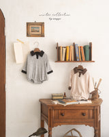 ［anggo］Choco chip collar rompers