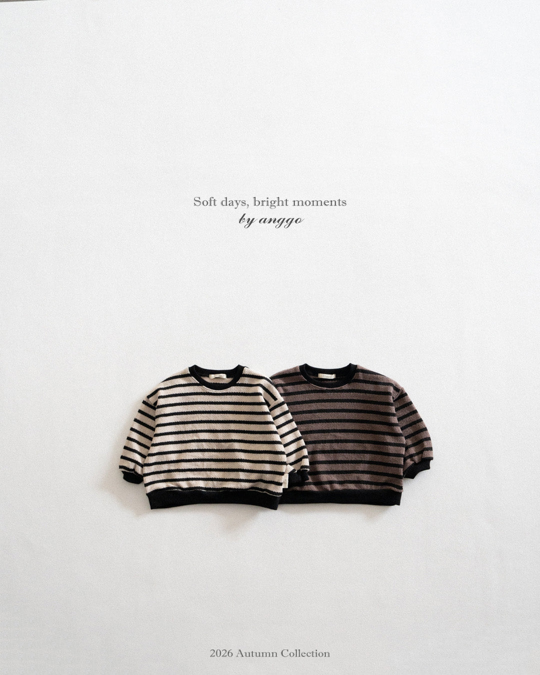 ［anggo］Tiramisu stripe mtm