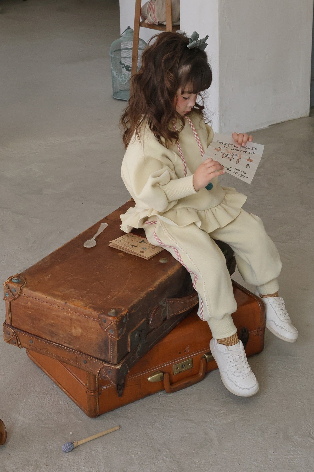 [FLO] Olive sweat pants