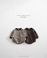 ［anggo］Tiramisu stripe rompers