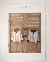 ［anggo］Choco chip collar tops