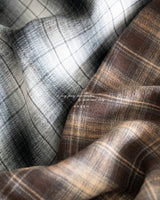 ［anggo］Wire check shirt