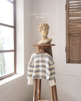 ［anggo］Pretzel stripe tops