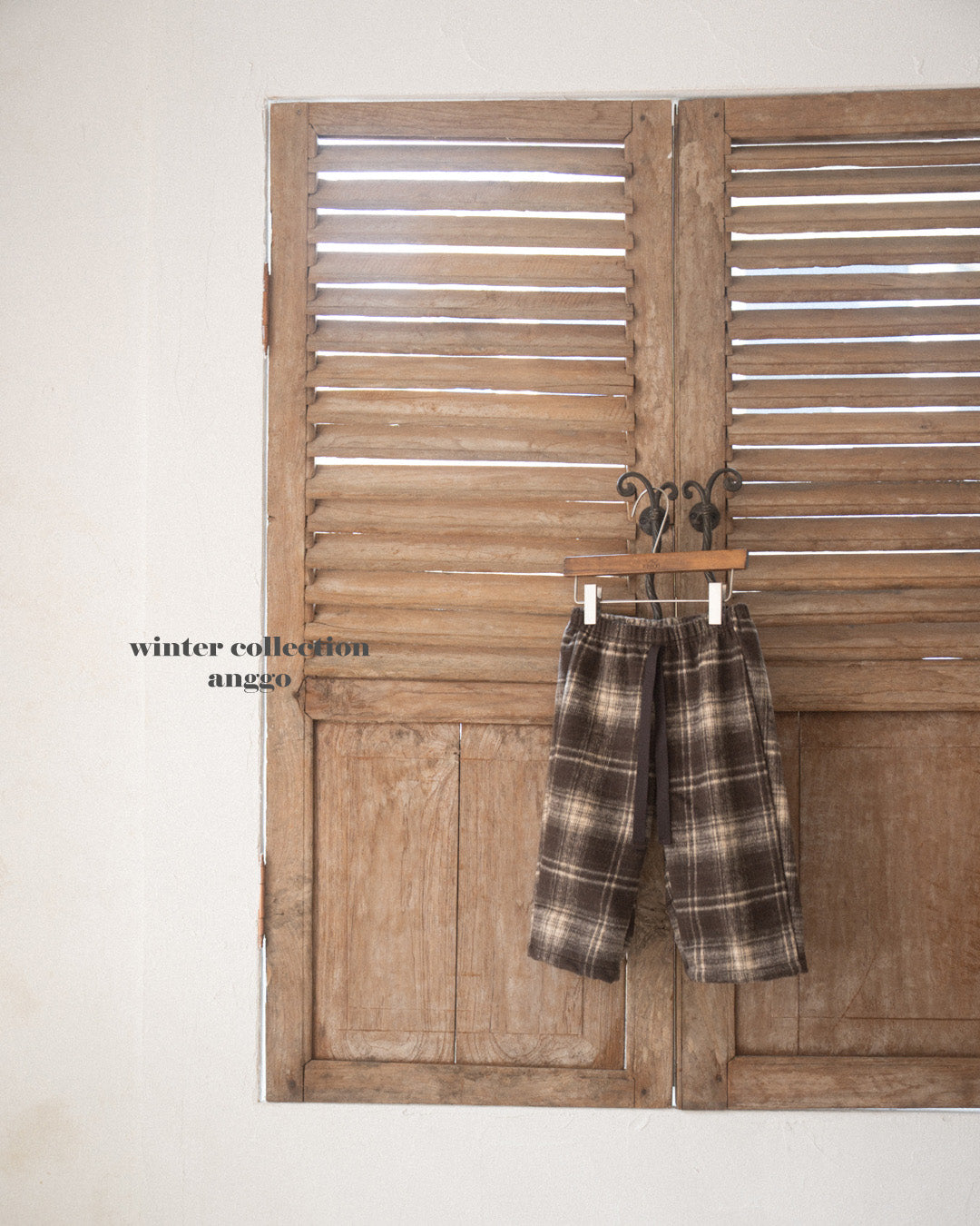 ［anggo］Chex pants