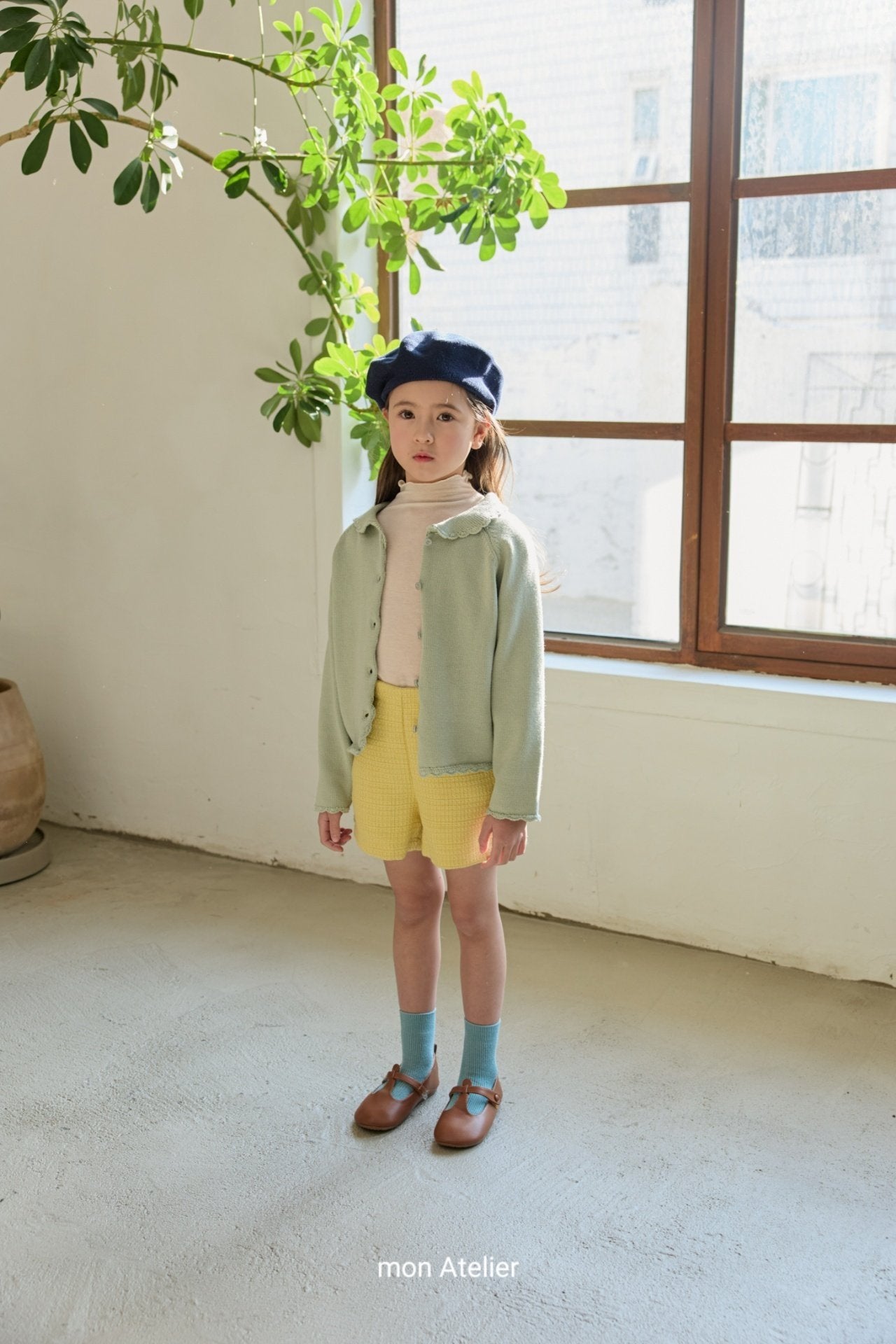 ［mon Atelier］Roro knit cardigan