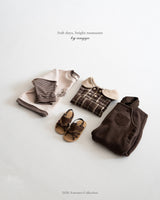 ［anggo］Cake check blouse