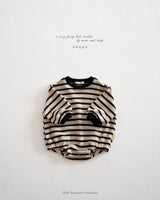 ［anggo］Tiramisu stripe rompers