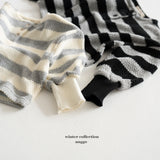［anggo］Pretzel stripe tops