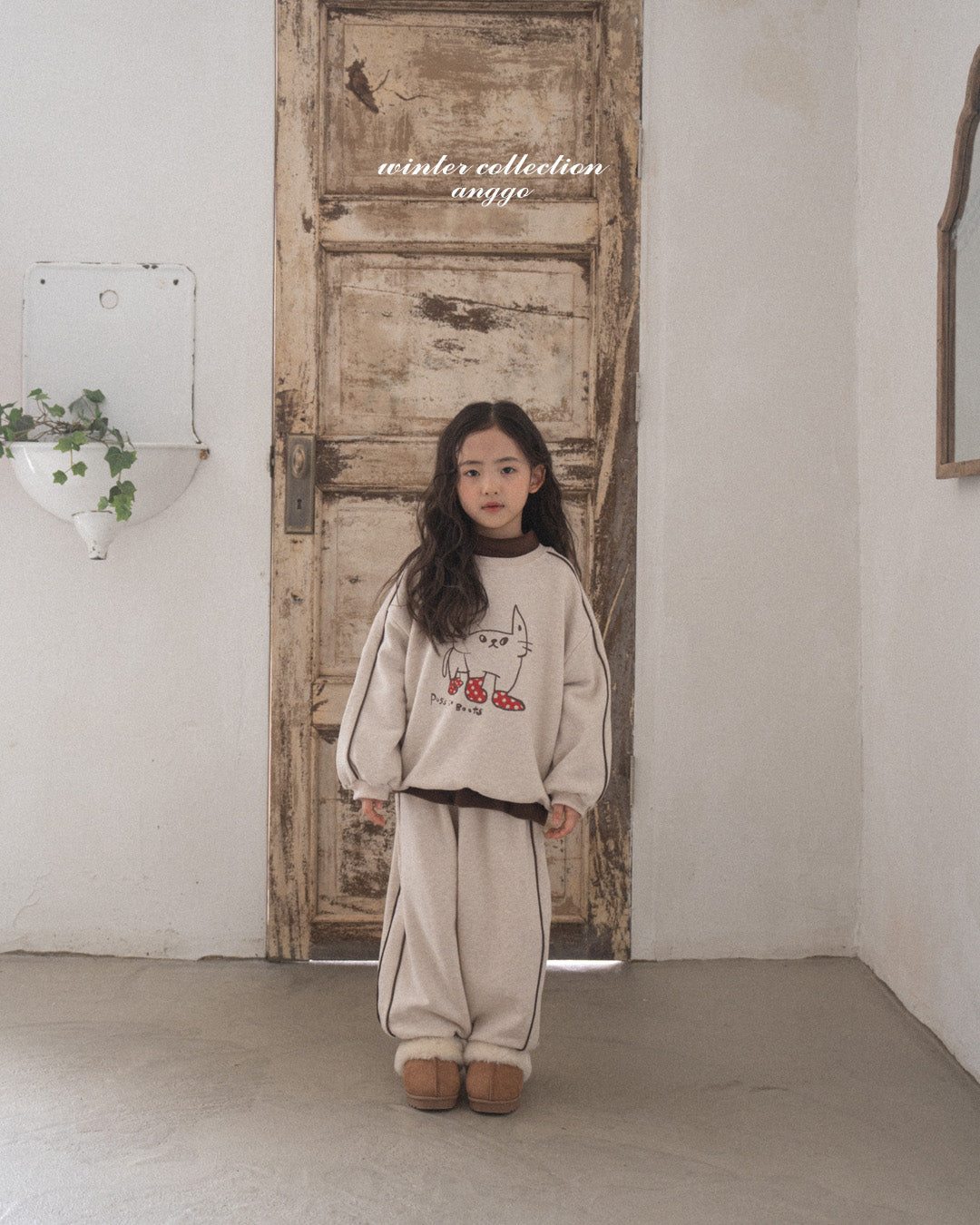 ［anggo］Line pants