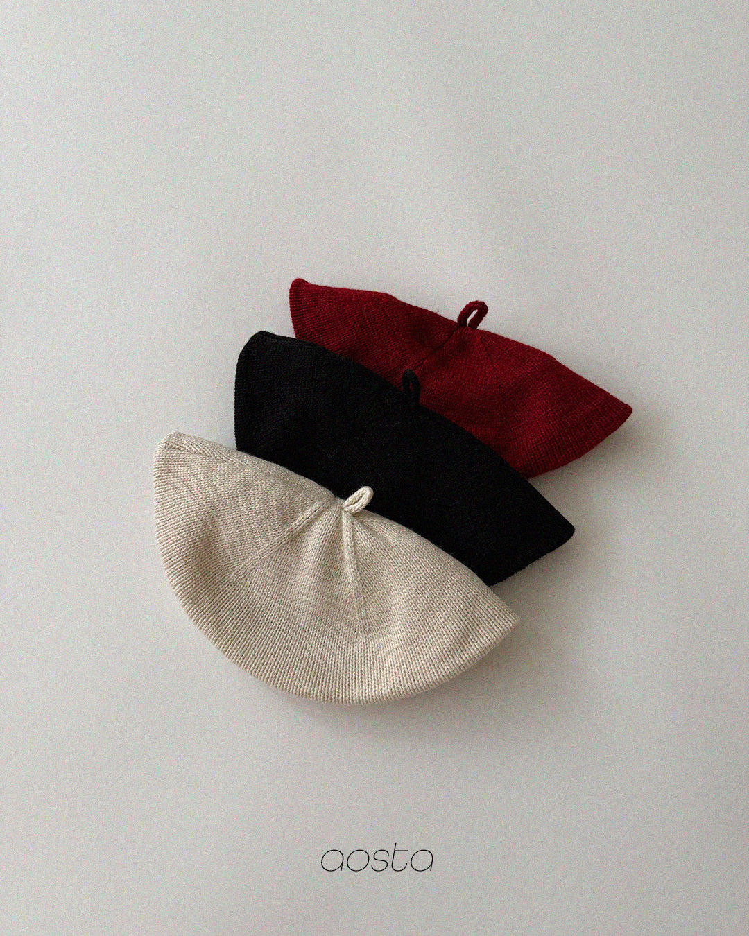 ［Aosta］Knit Beret