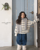 ［anggo］Pretzel stripe tops