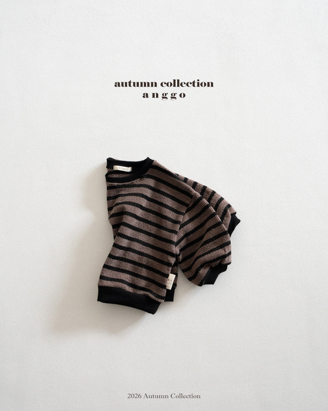 ［anggo］Tiramisu stripe mtm