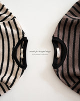 ［anggo］Tiramisu stripe rompers
