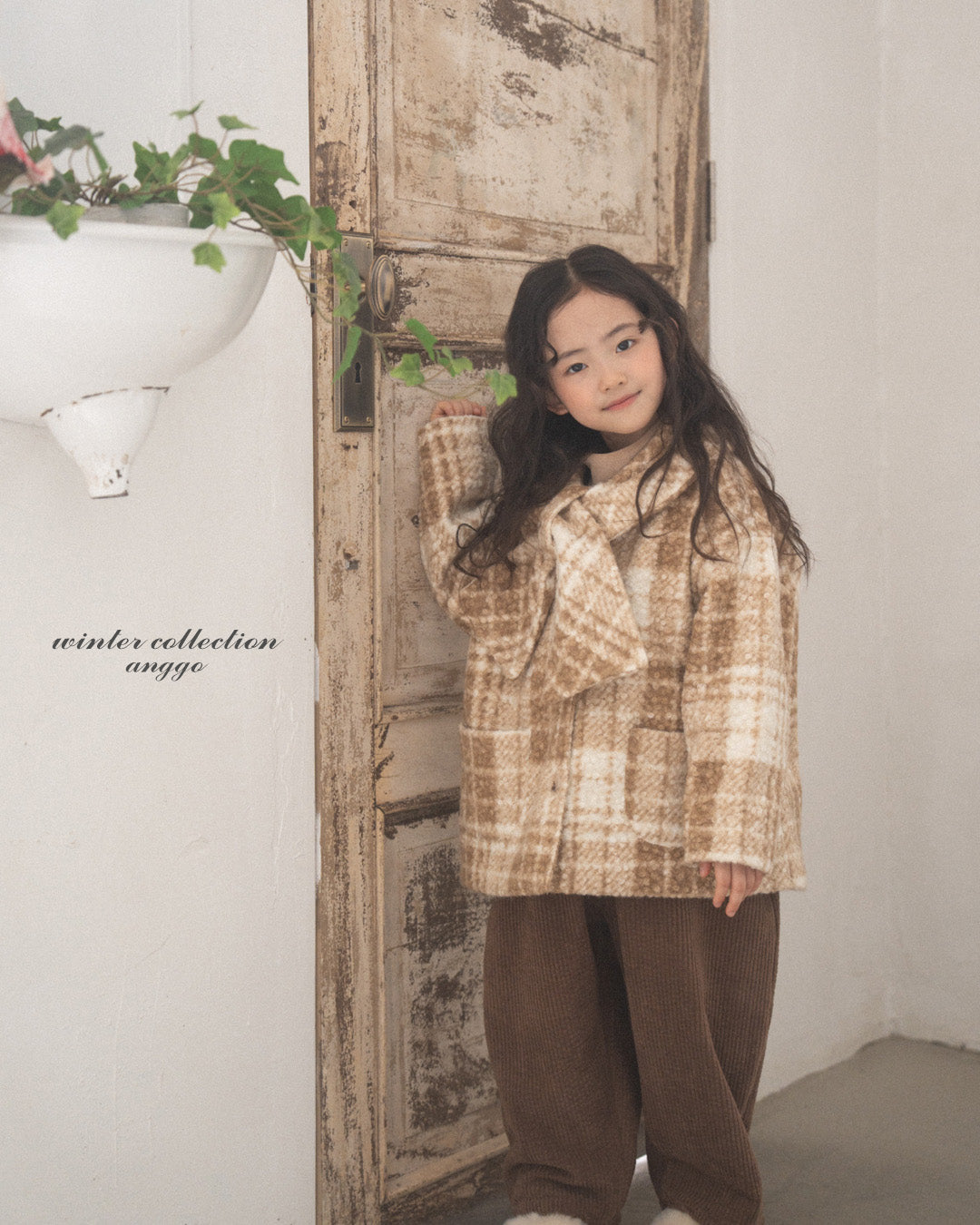 ［anggo］Financier check jacket