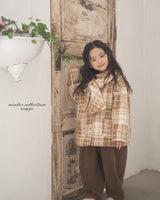［anggo］Financier check jacket