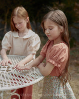 ［ROSETTE］Blossom frill puff tee