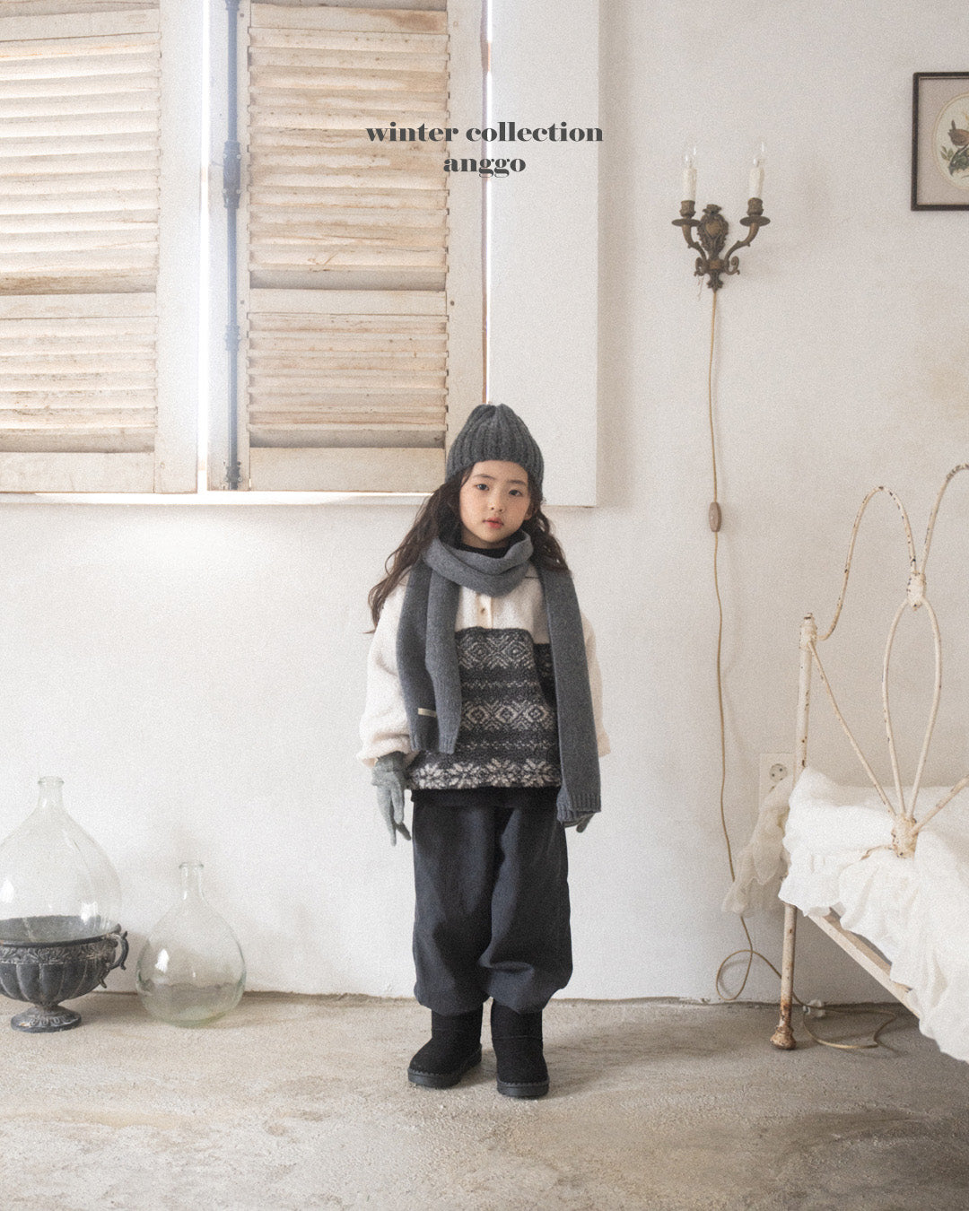 ［anggo］Anggo knit mitten