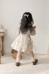 Dobby frill suspender skirt