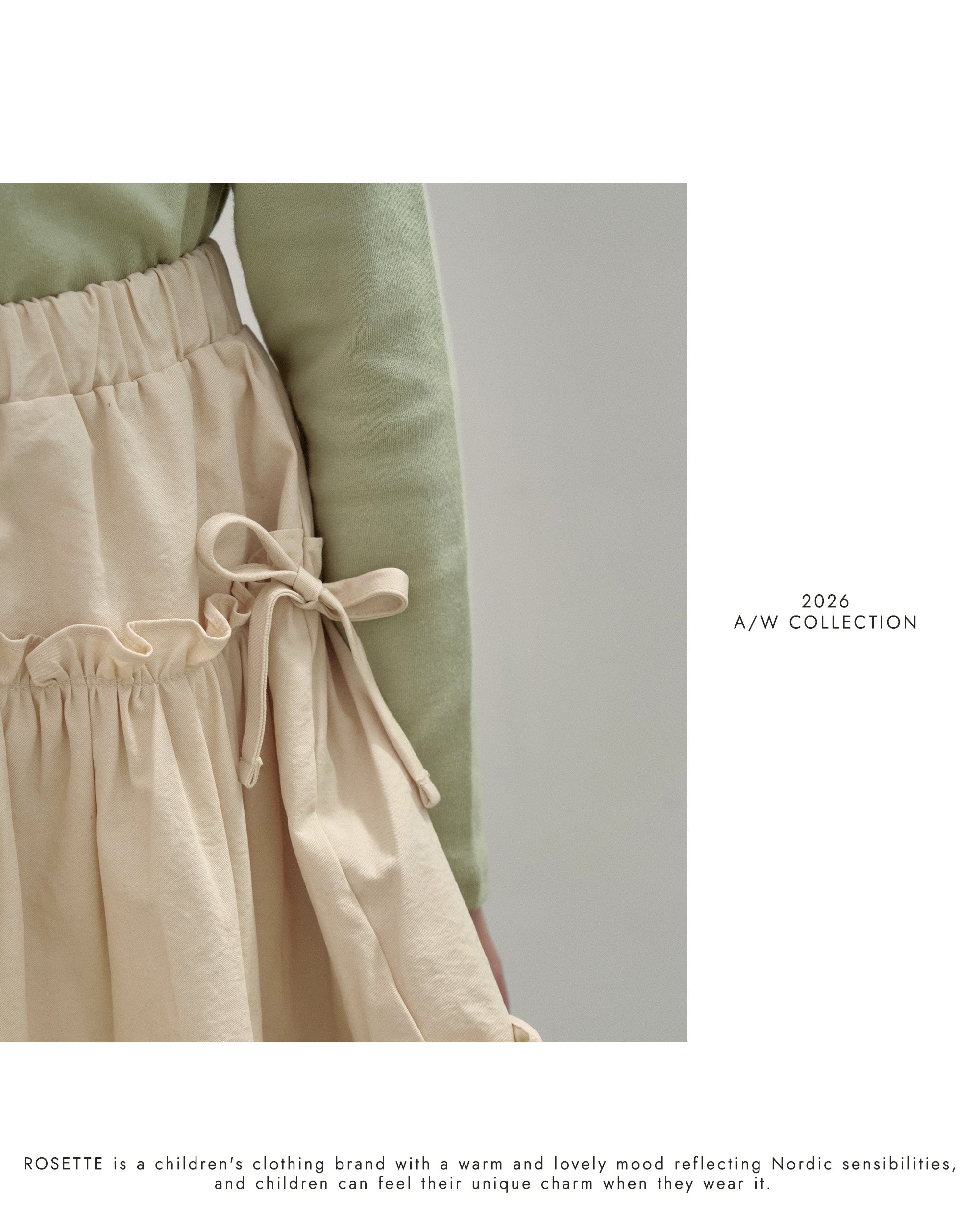 ［ROSETTE］Nana ribbon tee