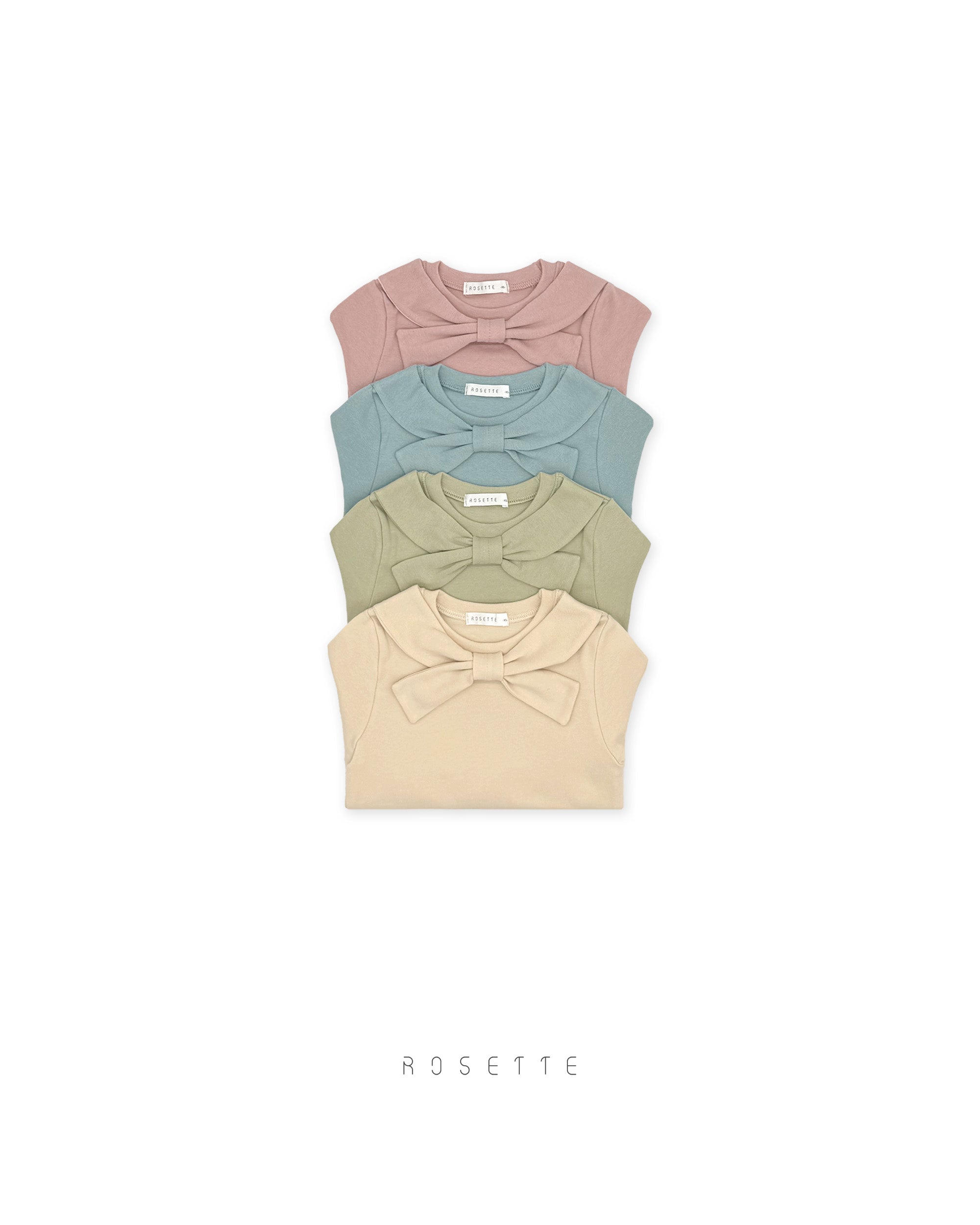 ［ROSETTE］Nana ribbon tee