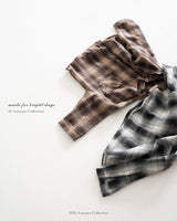 ［anggo］Wire check shirt