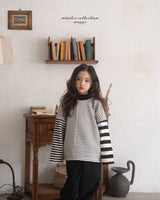 ［anggo］Rusk stripe tops
