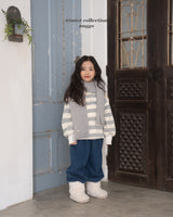 ［anggo］Pretzel stripe tops